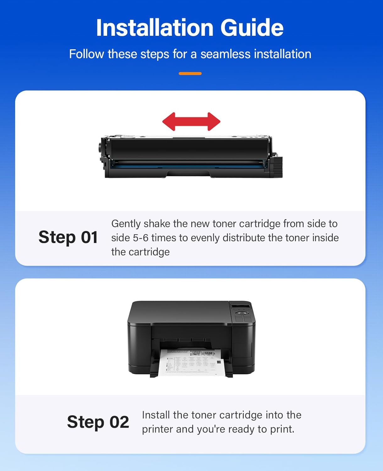 C230 C235 Toner Cartridge Set 4-Pack with chip High Yield Replacement for 006R04391 006R04392 006R04393 006R04394 Compatible with Xerox C230 C235 C230DNI C235DNI Printer Ink Black Cyan Magenta Yellow