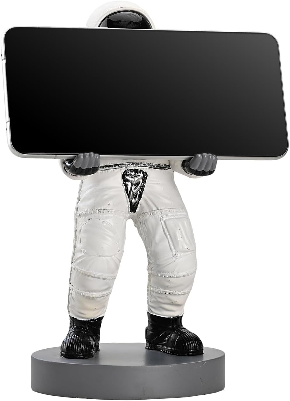 Astronaut Mobile Phone & Pen Holder, Device Stand, Desk Organizer Decorative Pencil Holder (White&Black)