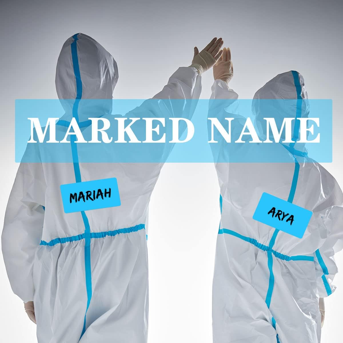 PARLAIM 3" x 5" Rectangle Adhesive Color Code Stickers,250 per Dispenser Box Roll Square Label Inventory Stickers Sky Blue