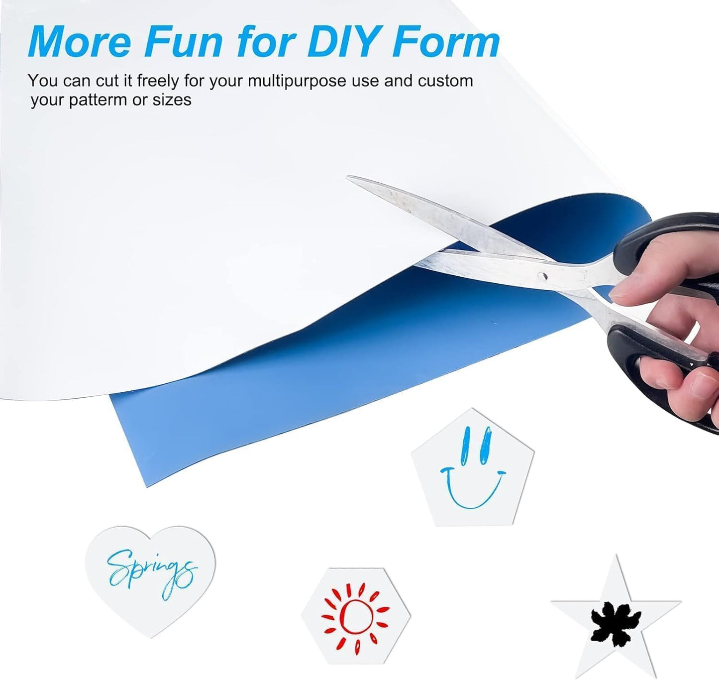 Magnetic Whiteboard Contact Paper, 30" x 40" Stick on Magnetic Dry Erase White Board Sticker on Wall, Easy to Write for Drawing, School, Office, Kitchen Fridge