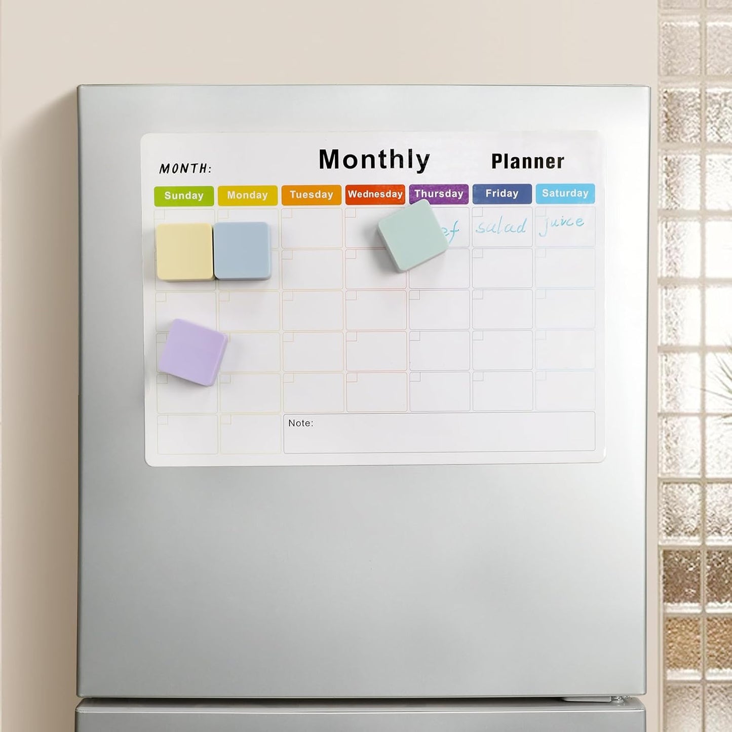 Ddaowanx Dry Erase Erasers, 16 Pack Magnetic Whiteboard Eraser Classroom Must Haves for Teachers, School Supplies (16 Pack/ 8 Color)