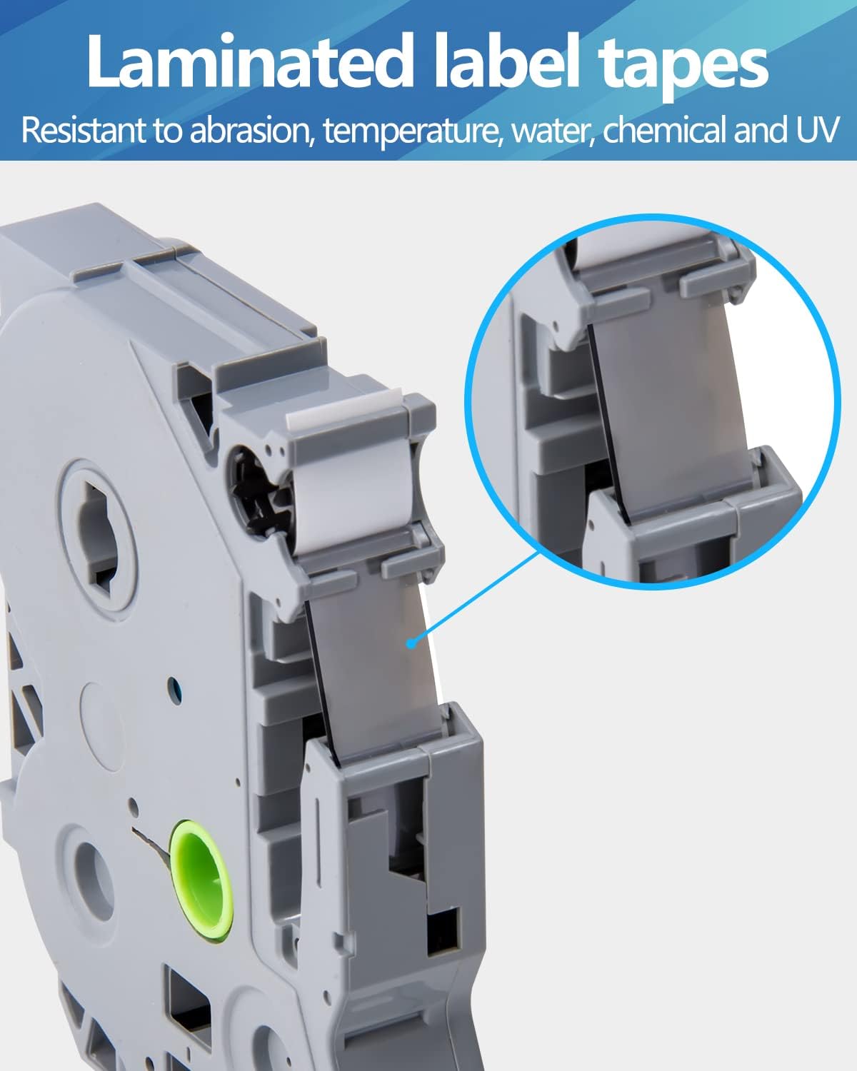 Weemay 3X Clear Label Tape Replacement for Brother Label Maker TZe Tz Tape 12mm 0.47 Laminated Clear TZe131 131 for PT H110BP D210 D220 P710BT P300BT D400 D200 H111 D600, 1/2 Inch x 26.2 Ft