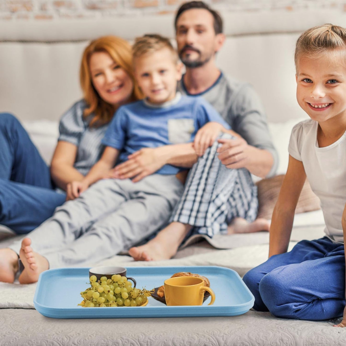 Plastic Art Trays,10-Pack Large Plastic Art Trays (14.9 x 10.6in),Stackable Activity Tray Crafts Organizer Tray Serving Tray Jewelry Tray for DIY Projects, Painting, Beads, Organizing Supply