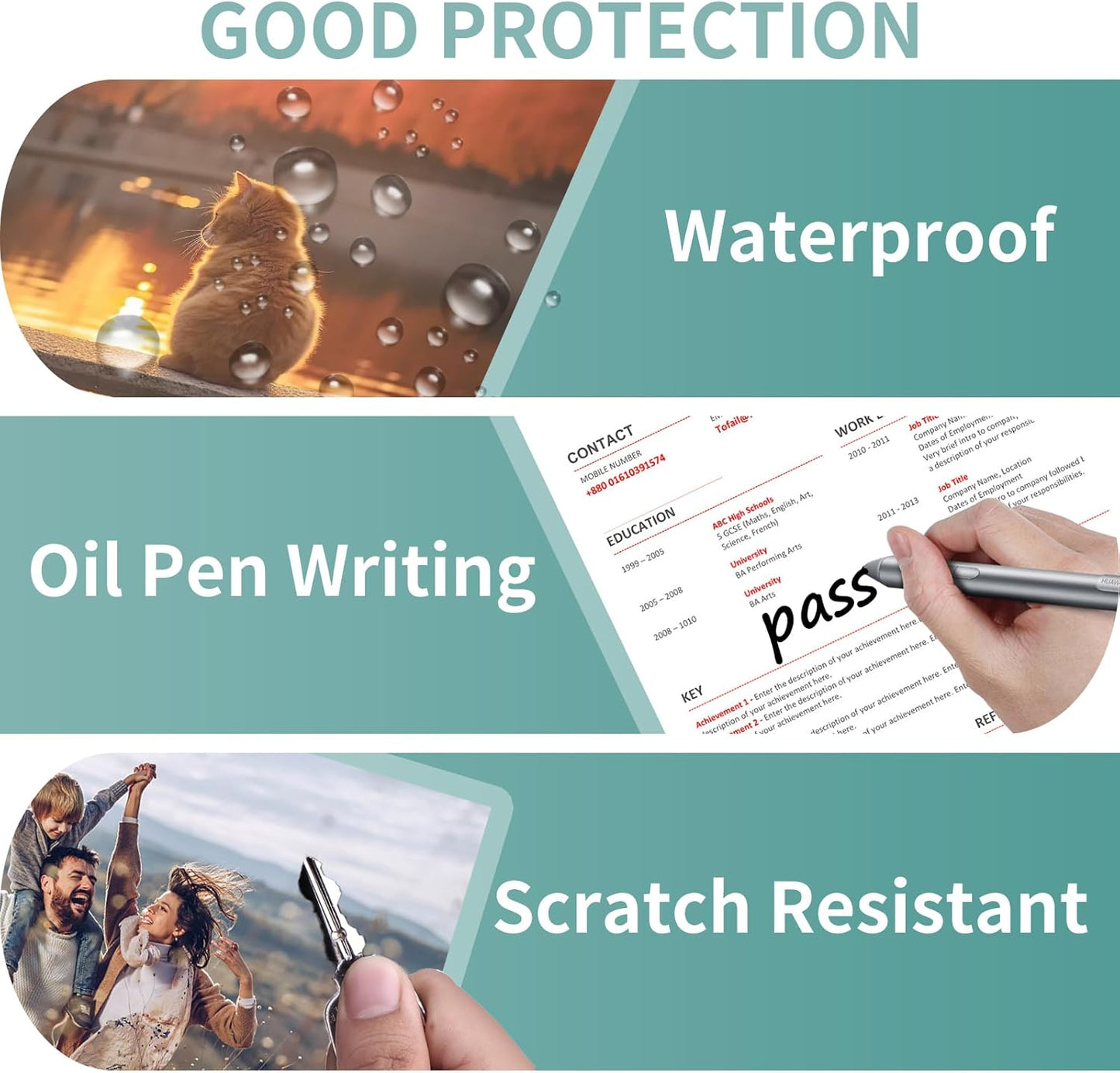 Laminating Sheets - 3Mil 200 Pack Thermal Laminating Pouches, 9"x11.5" Clear Laminate Sheets for Schedules, Menus, Certificates, Art Drawings, Round Corner