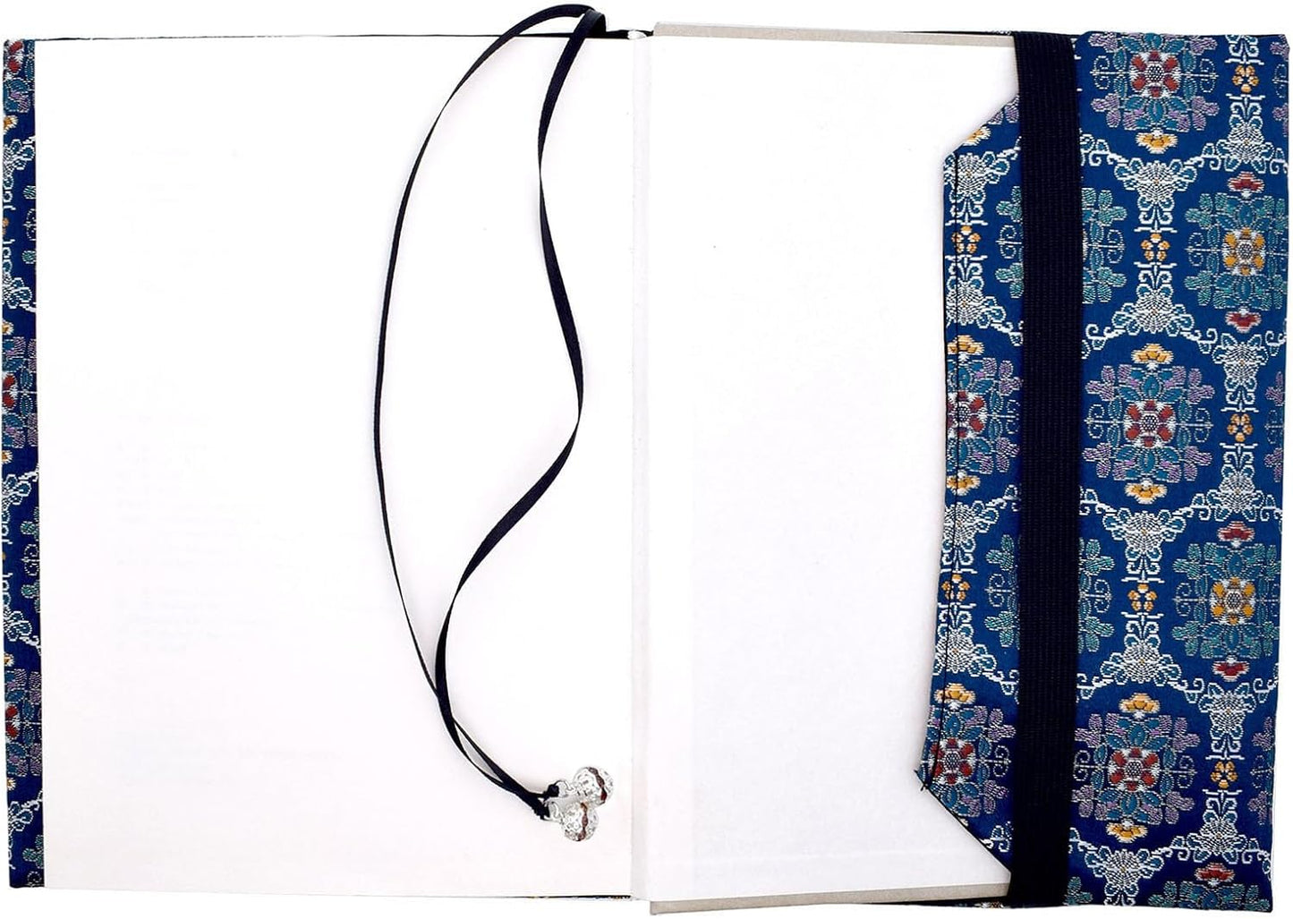 BLBMH Book Covers for Paperbacks Handmade Bookcover Fit for 5.5x8.5 inch Adjustable Fabric Softcover Protector for Women Book Lovers Gifts - Flower Blue B 8.5in