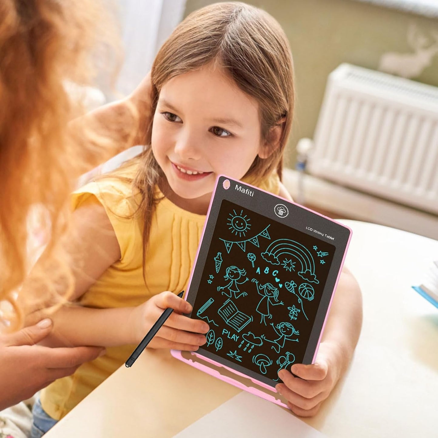 LCD Writing Tablet 8.5 Inch 2 Pack Colorful Screen Electronic Writing Drawing Pads Doodle Board for Kids Boys Girls