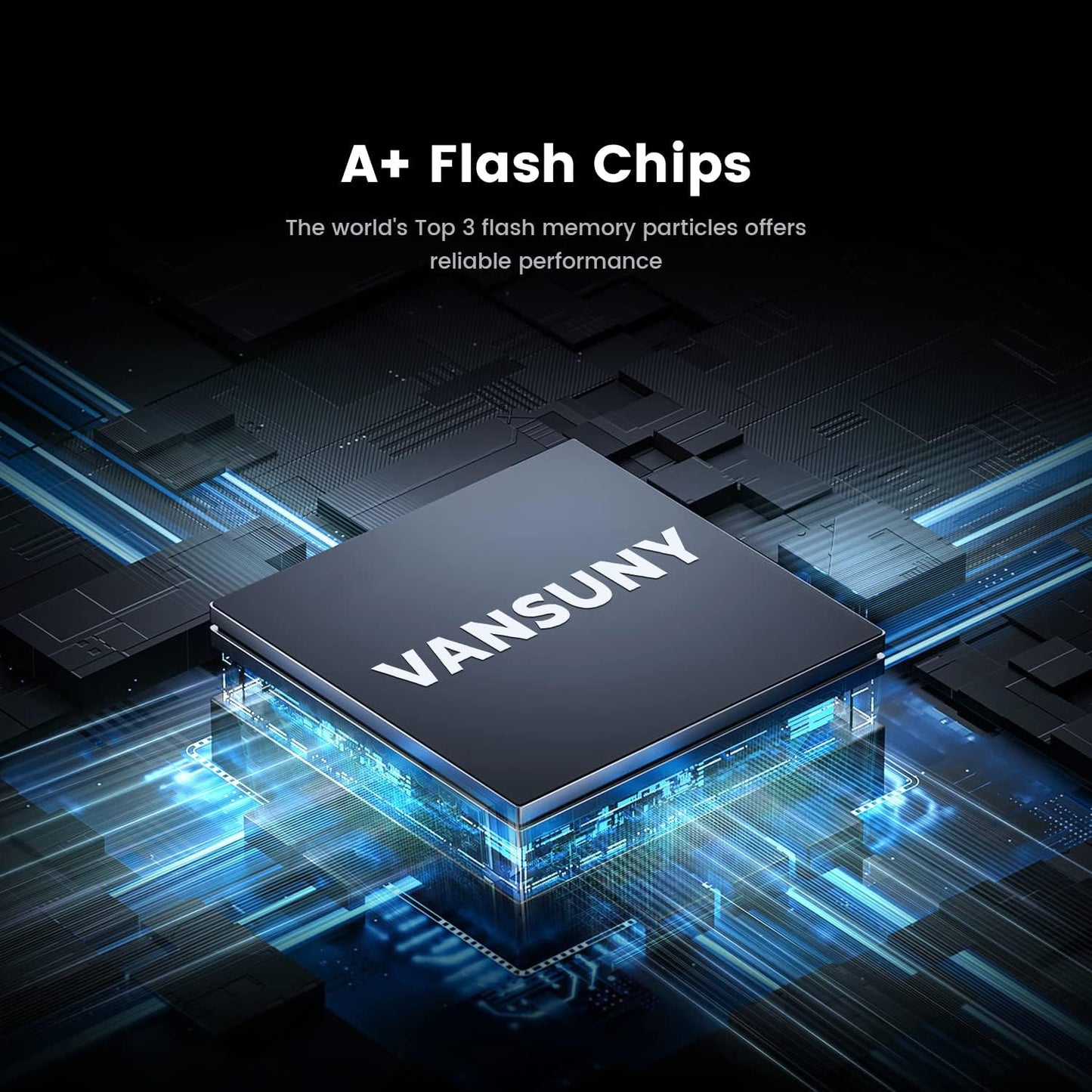 Vansuny 500GB Portable External SSD, USB 3.1 Gen2 450MB/s High-Speed Data Transfer, Metal USB C Mini Portable External Solid State Drive for PC, Laptop, Phones and More