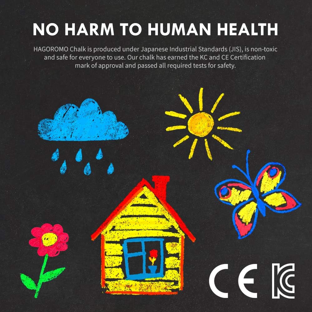 Hagoromo Fulltouch Color Chalk 1 Box [72 Pcs/Blue]