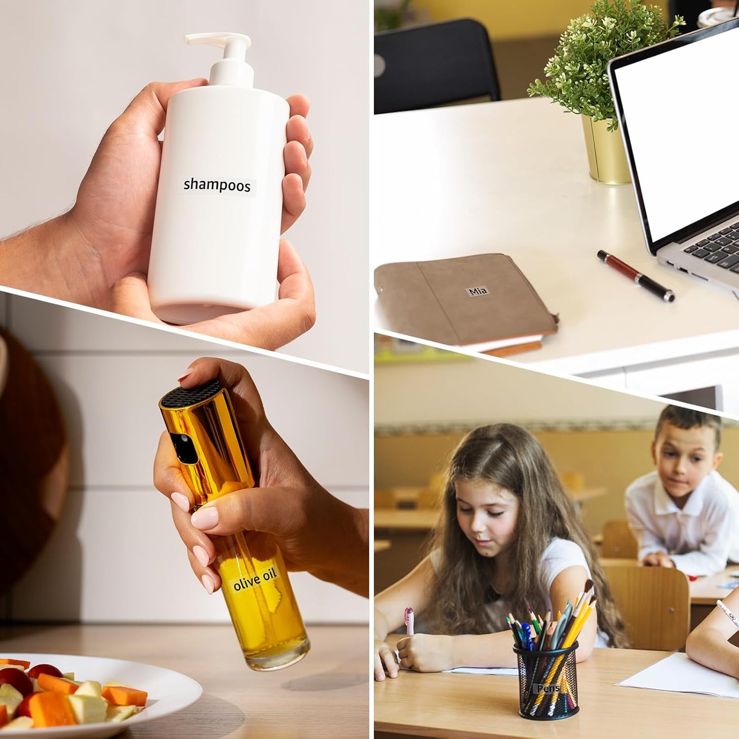 Compatible for Brother P-Touch M Tape M-K131 MK131 M131 MK-131 Black on Clear Label Tape 0.47" (12mm) x 26.2ft for PT-90 PT-M95 PT-70 PT-70BM PT-85 PT-80 PT-45 PT-65 Label Makers, 2 Pack