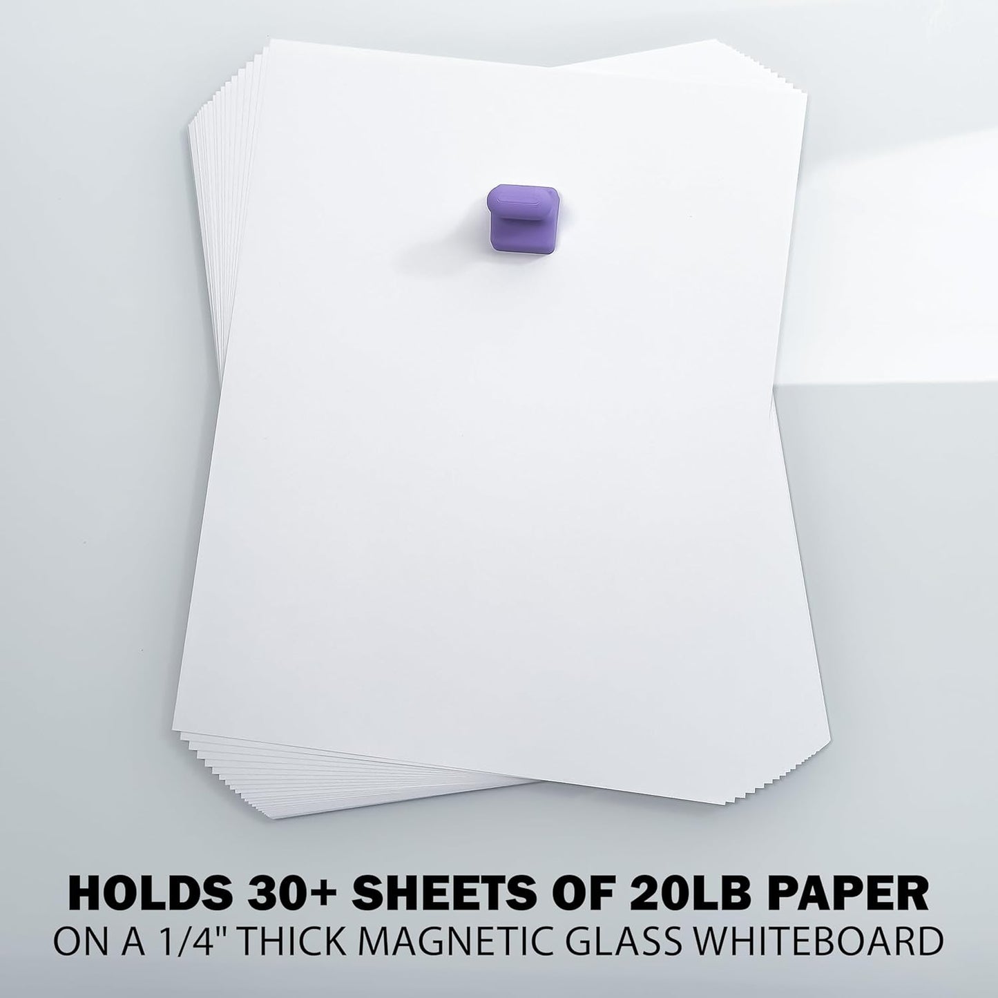 Glassboard Studio MiniPawn Magnet - Strong Neodymium Rare Earth Magnets for Fridge, Whiteboard, Locker & Magnetic Glassboards - Ideal for Crafting & Office Use - Strong Fridge Magnets (Jet Black, 4)