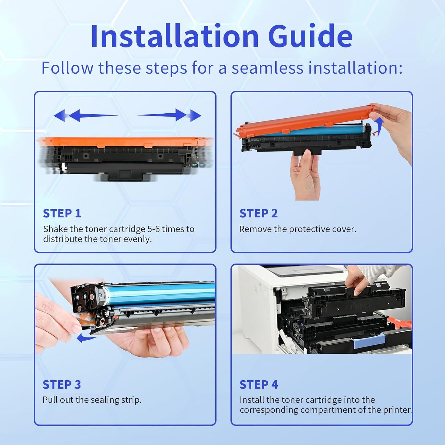 myCartridge 069H Toner Cartridge Set Compatible Replacement for Canon 069 069H Toner Works for Canon Color imageCLASS MF753Cdw MF751Cdw LBP674Cdw Printer, 069 069H Toner Cartridge 4-Pack B/C/M/Y