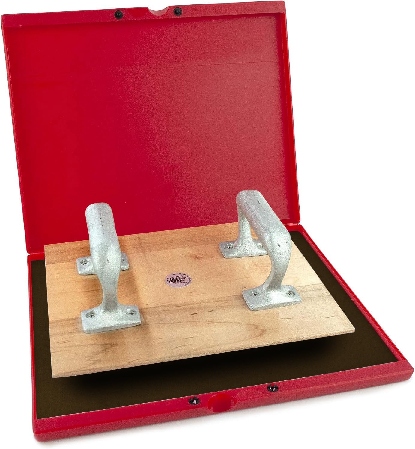 MaxMark Industrial Stamp Pad - Extra Large 9.25" x 12.25" Stamp Pad - Brown Ink