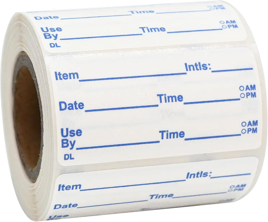 L LIKED Dissolvable Labels, 2x1 Inch, 300 Stickers, Use by Food Rotation Labels for Storage and Container