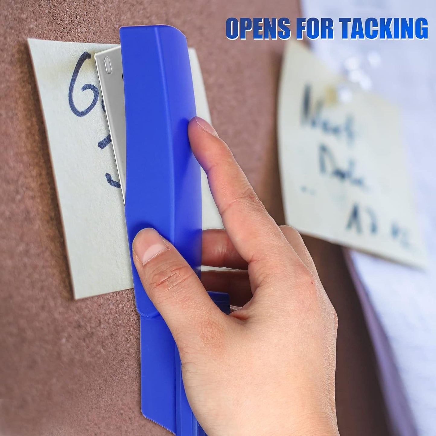 Marspark 10 Pcs Stapler for Desk Office Staplers Bulk with 6000 Staples 25 Sheet Capacity for School Office (Blue)