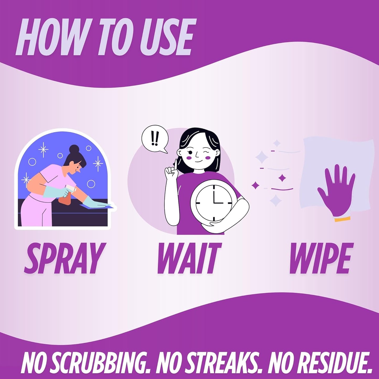 Oh Yuk All Purpose Cleaner – All-in-One Combo Pack with Multi-Purpose Surface Spray and 4X Long-Lasting Concentrate Refill for Kitchen, Bathroom, Cabinets, Counters, Tile & More