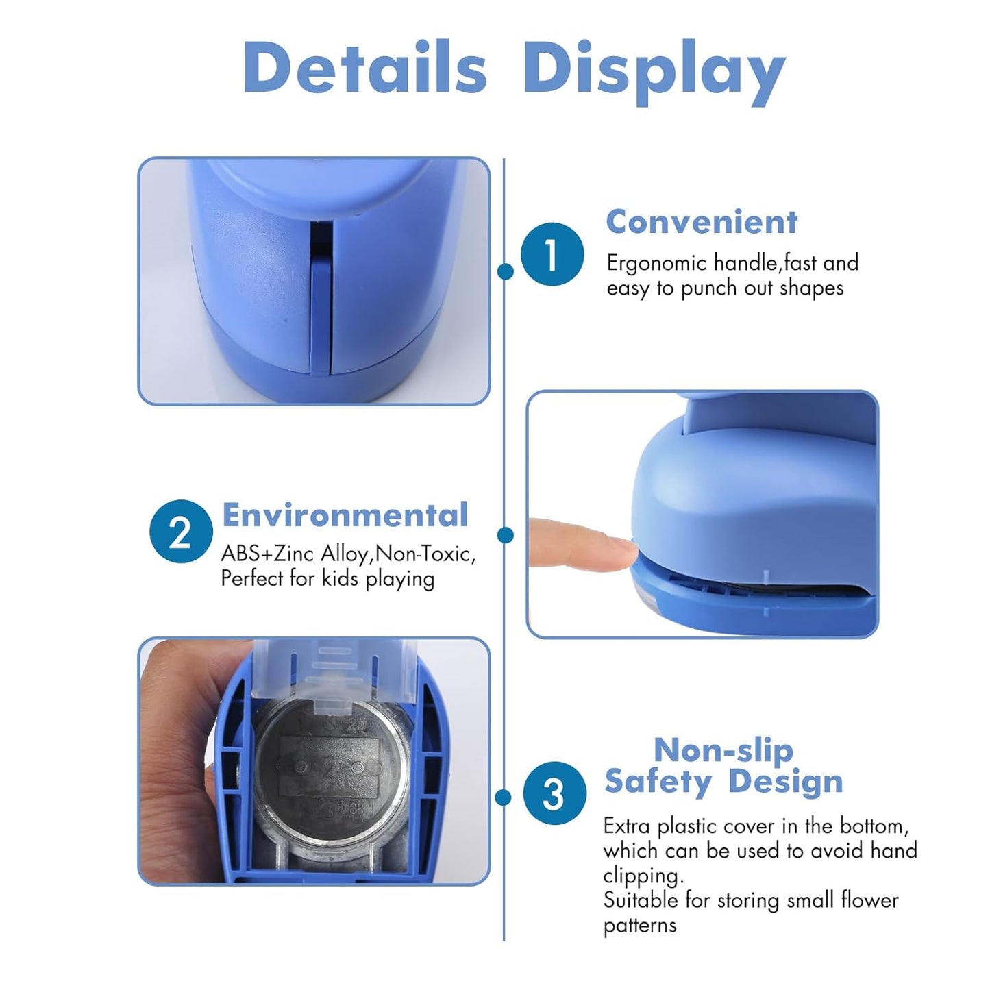 LOONENG 5/8 Inch Circle Paper Punch - Create Perfect Circles for Handmade Craft Projects - Ideas for Scrapbooking, Card Making, DIY Photo Albums, Gift Tags, Homemade Confetti