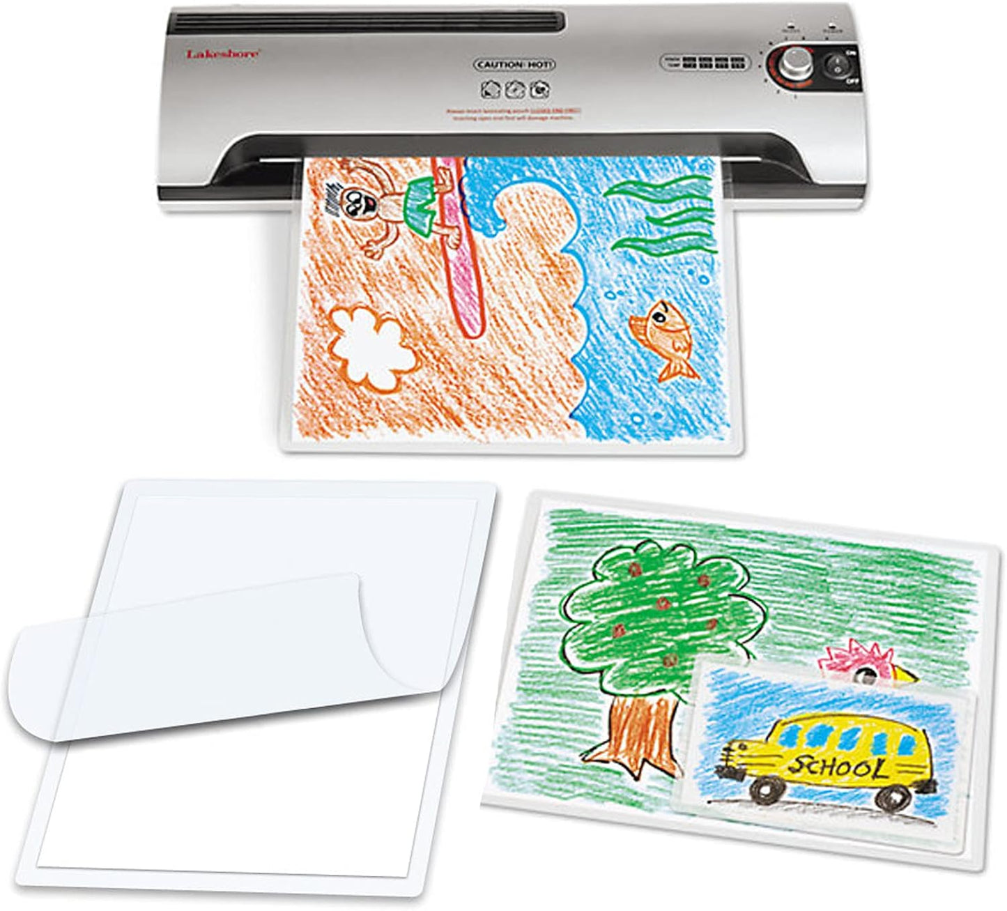 Coopaty Thermal Laminating Pouches, 9 x 11.5 Inches, 5 Mil Thick, Clear Laminating Sheets (200 Pack)