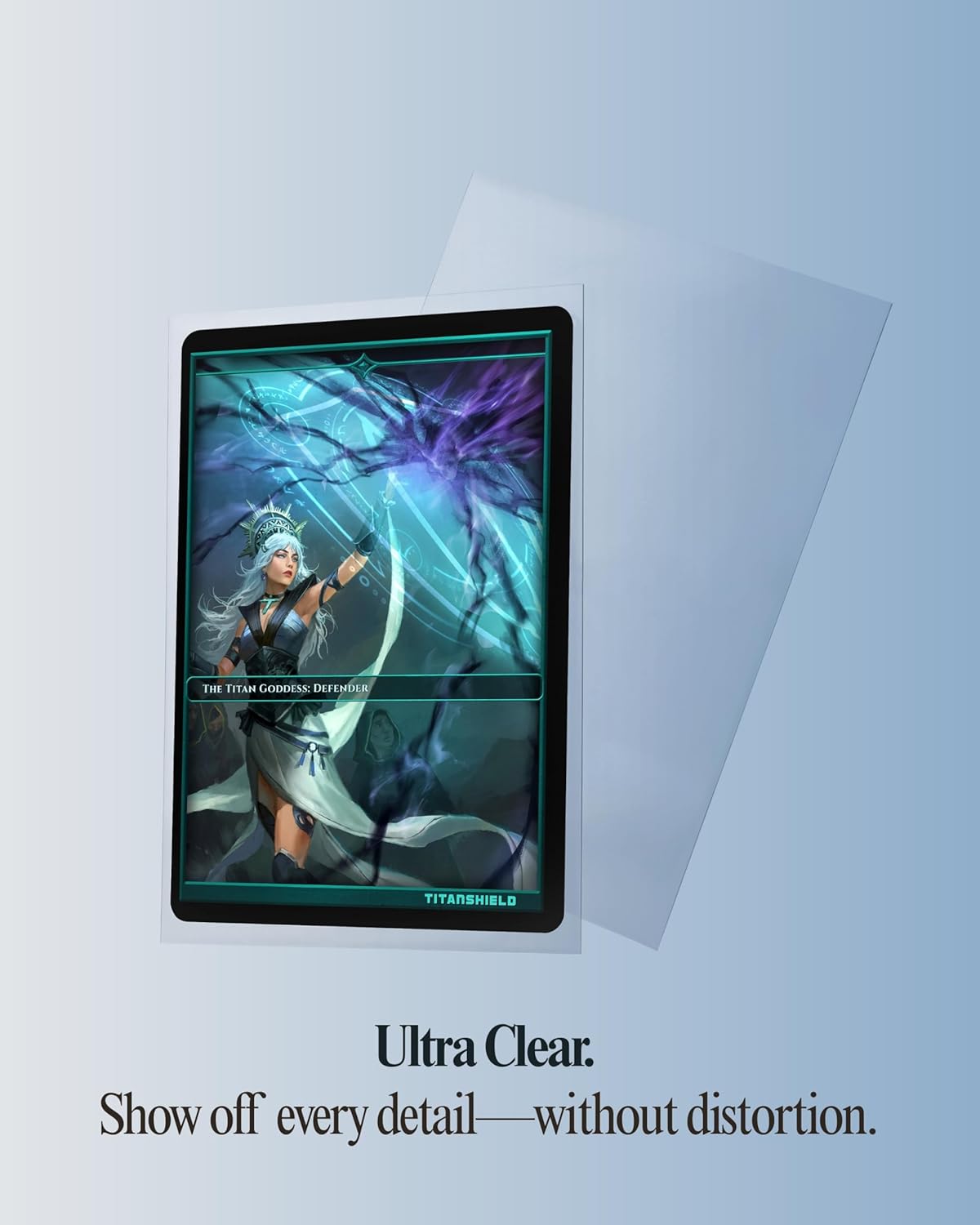 TitanShield 500 Count 60-Microns Thickness Soft Penny Card Sleeves 2-5/8” x 3-5/8” (67x94mm), Ultra Clear (500 Count)