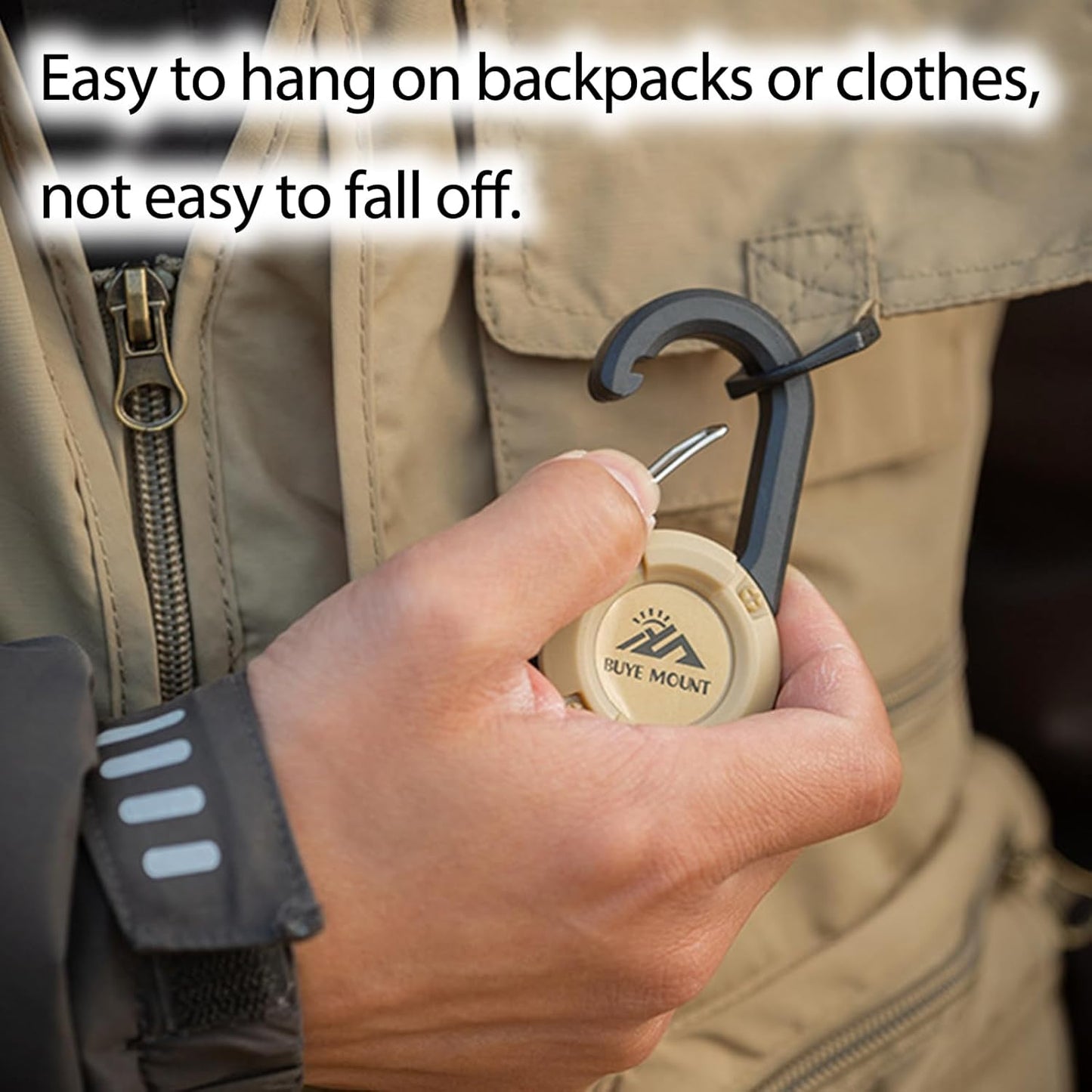 Retractable Keychain Heavy Duty, Multitool Carabiner Badge Holder, Retractable Keychain Clip Id Holder, Upgraded 58cm Stainless Steel Cord, Suitable for Men and Women White