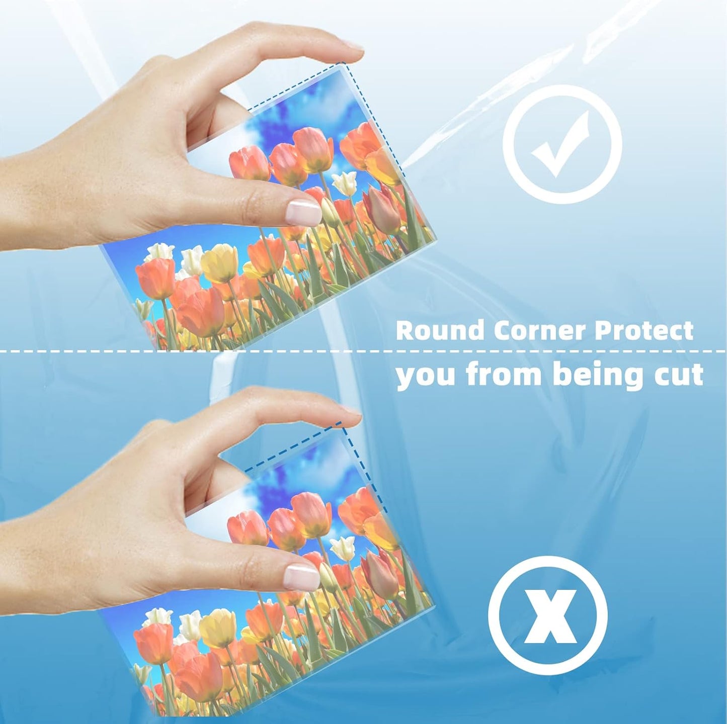 Uinkit Hot Thermal Laminating Pouches 5Mil Thick 9x11.5 Inches Laminating Sheets for Sealed Letter Size 8.5x11inches Photo and Documents 100 Pack Clear Laminated Paper