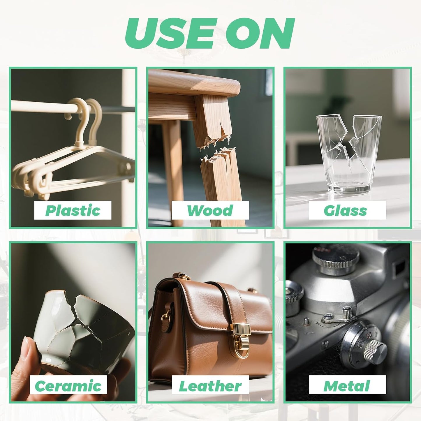 Super Glue Liquid, Instant Adhesive, Multipack Cyanoacrylate Strong Clear Glue for Shoe Sole Repair Ceramic Plastic Metal Wood Pottery Leather Aquarium Glass Rubber, Strong Bonding