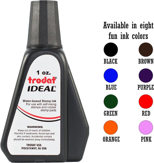 1oz Ink Refill for Sniggle Sloth Self-Inking Stamps - Purple