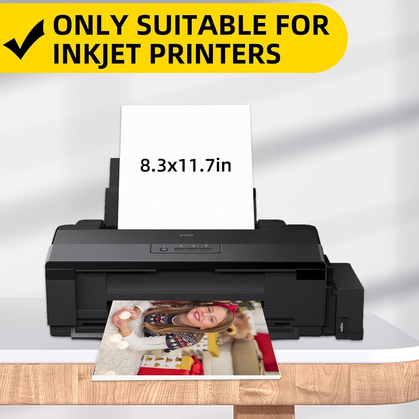 DIYMAG 30Pcs Printable Magnetic Sheets, 8.3x11.7inch Flexible Magnet Sheets Matte Magnet Paper Non Adhesive Make Refrigerator Photo for Inkjet Printer, Photo Magnet Sheet for DIY Crafts