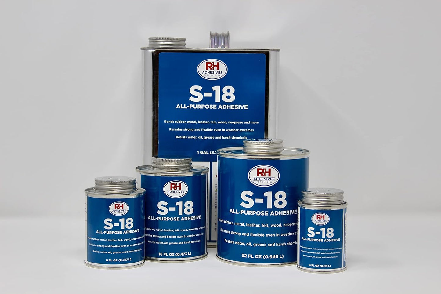 S-18 All-Purpose Adhesive, 8 oz. can - RH Adhesives