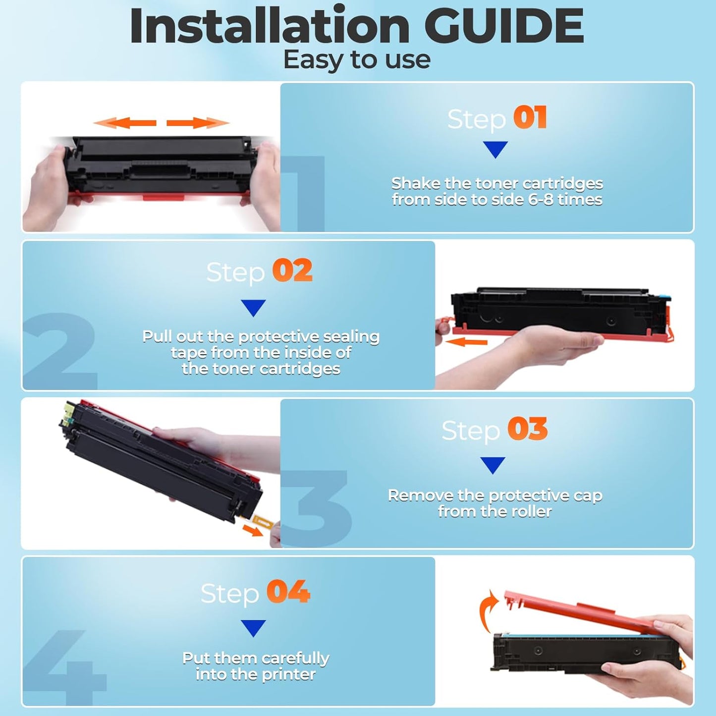 218A Toner Cartridges 3301fdw 3201dw for HP 218A 218X toner Cartridge 4 pack, 3301fdw 3201dw 3301sdw Toner Cartridge, HP218A HP218X 218 Toner for Color Laser Jet Pro MFP 3301fdw 3201dw 3301sdw 3301cdw