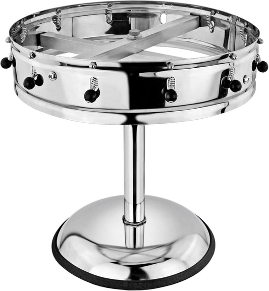 New Star Stainless Steel Order Wheel Ticket Holder, 12 Clips, 14-Inch Dia with 10-Inch Chrome Heavy Base, 1 Piece