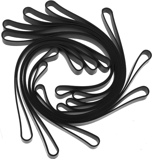 10 Pcs Large Rubber Bands, 8 Inches Heavy Duty Rubber Bands Big Elastics Band for Wrapping Outdoor File Folders Office Home Notebook