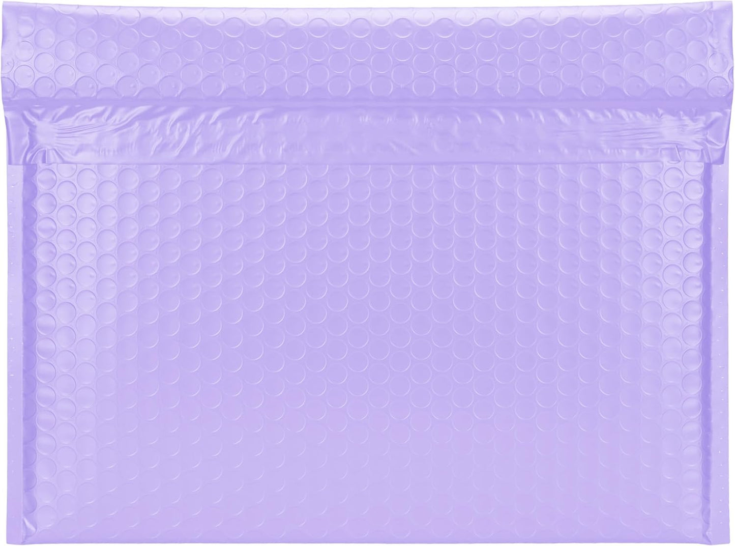 Purple Side-Loading Bubble Mailers 13 x 10 Inches,Self-Seal Padded Mailing Envelopes, Pack of 27