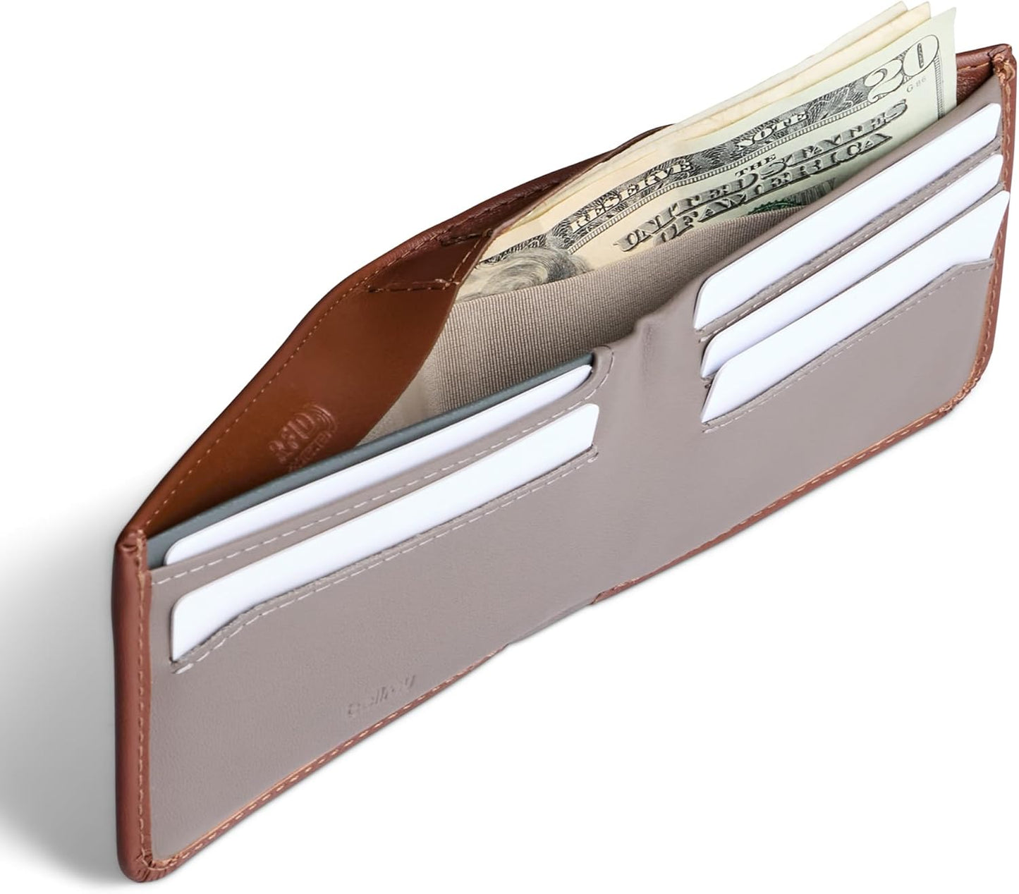 Bellroy Hide & Seek Wallet (Slim Leather Bifold Design, RFID Protected, Holds 5-12 Cards, Coin Pouch, Flat Note Section, Hidden Pocket)