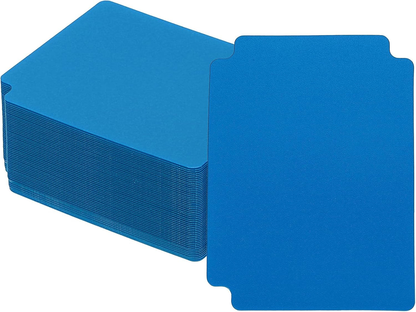 PATIKIL Trading Card Dividers, 50 Pcs Index Card Football Card Sorter Storage Boxes Organizer Tray Accessories for Sports Game Baseball Card, Light Blue