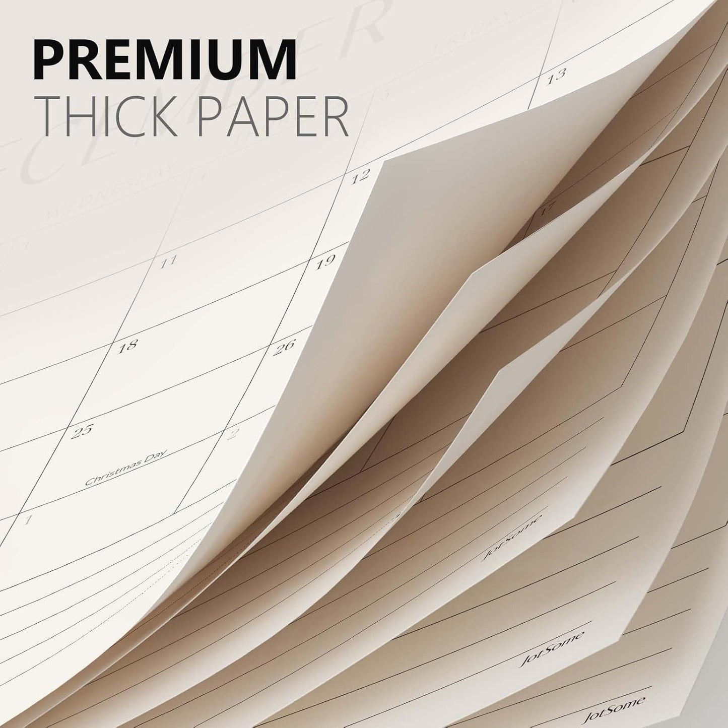 Jotsome Desk Calendar 2026 with Desktop Mat, Desk Pad Calendar From 2026 to Jun 2027 14x10.5 inch, Desk Blotter Calendar for Home Office and School, Easy Planning, Green