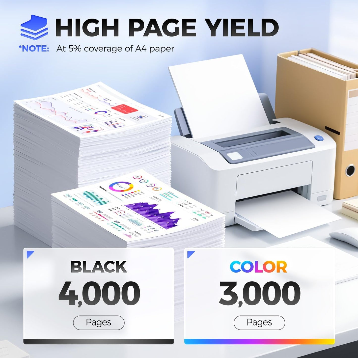 70C1HK0 70C1HC0 70C1HM0 70C1HY0 Toner Cartridge Set 4-Pack Black Cyan Magenta Yellow with chip Replacement Compatible for Lexmark CS310N CS310DN CS510DE CS510DTE CS410N CS410DN CS410DTN Laser Printer