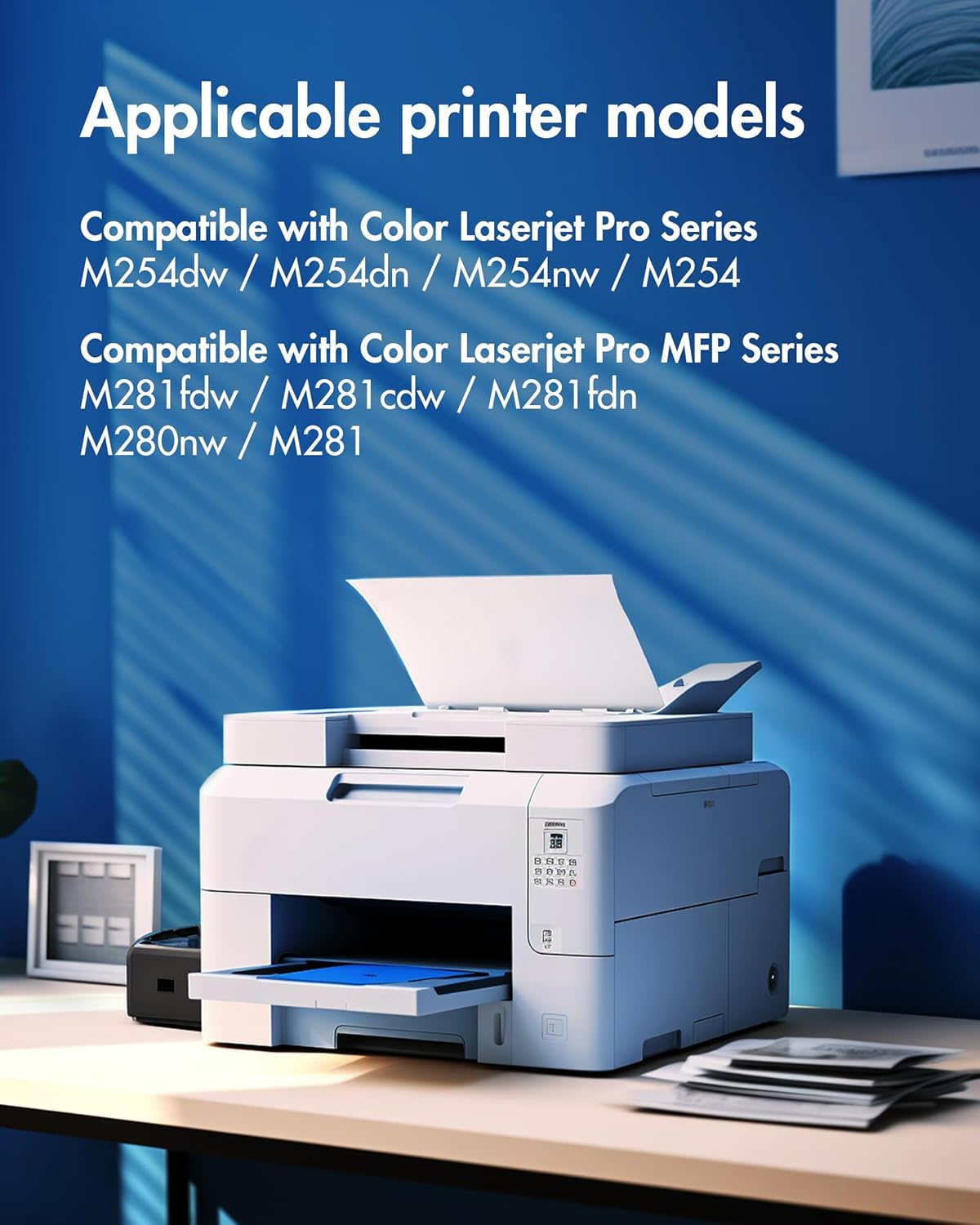 201X Toner Cartridges 4 Pack Replcement for hp 201x 201x 4 Pack High Yeild Comaptible with HP Color Laserjet MFP M277dw M252dw M252n M277 M277n M277c6 Printer CF400A CF401A CF402A CF403A