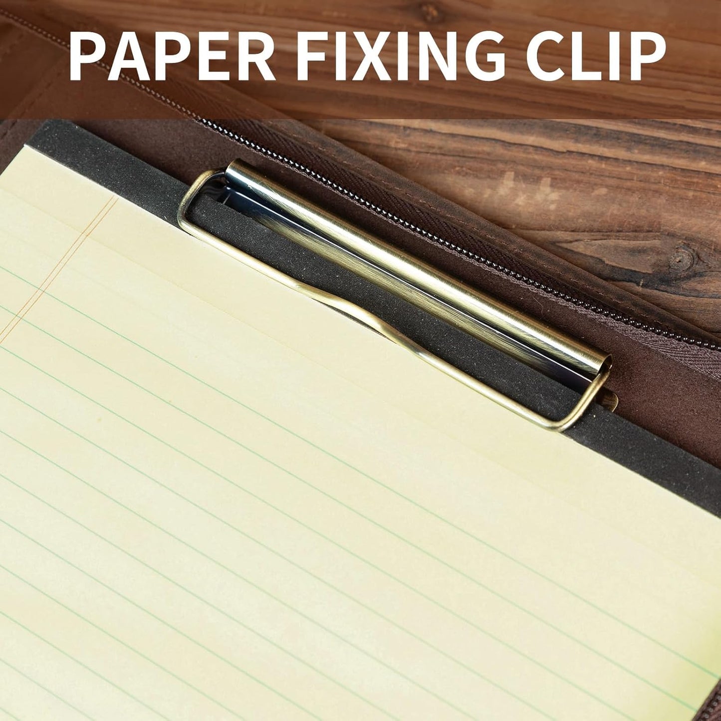 Handmade Vintage Crazy Horse Leather Portfolio,Business Organizer Padfolio with Handle, for iPad Pro/Microsoft Surface Pro/13 inch Tablet, Dark Khaki