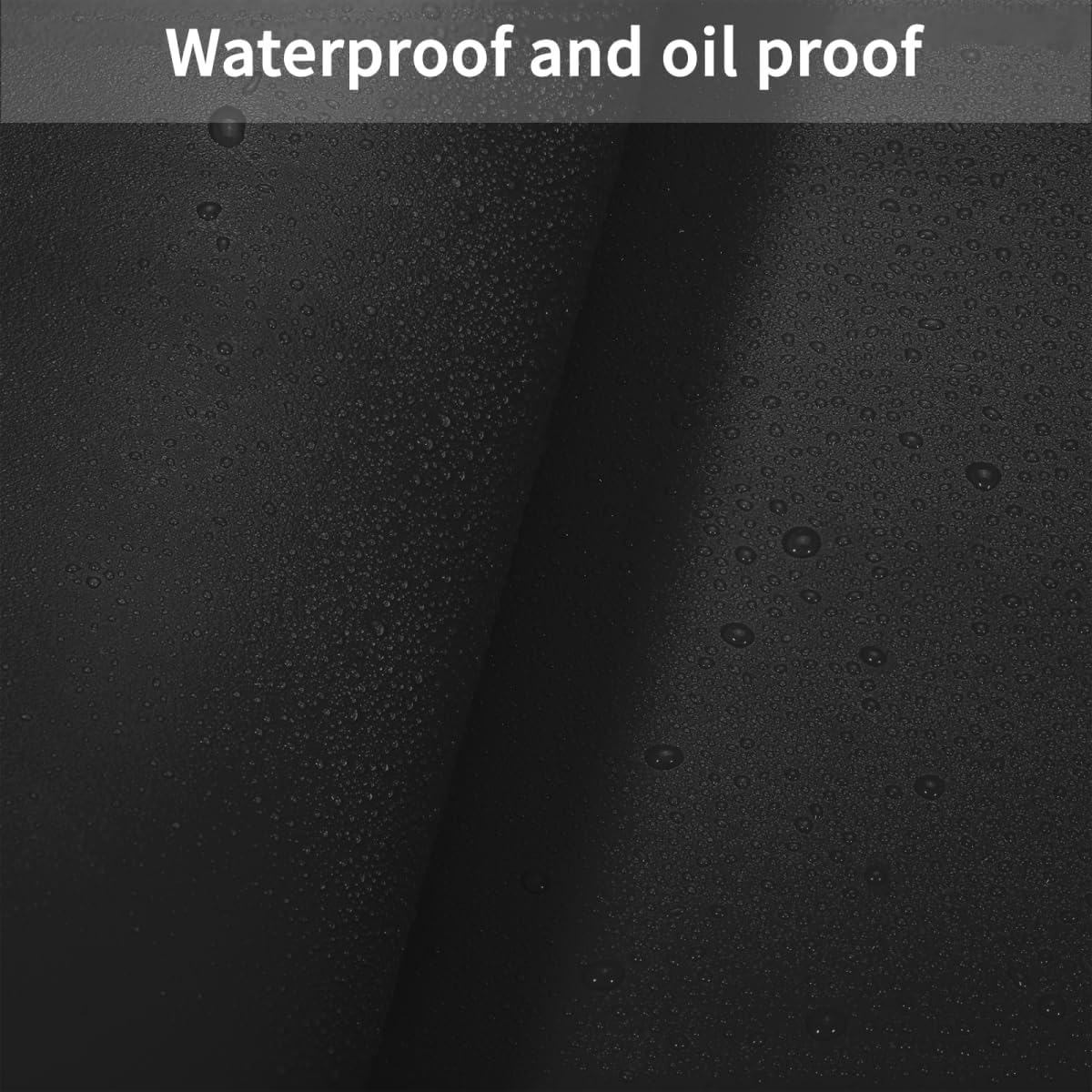 Large Desk Mat - 32x48 Inch Waterproof Easy to Clean Can Conceal Flaws Protector The Table Top from Scratches Used for Dining (Black+Black 32x48)