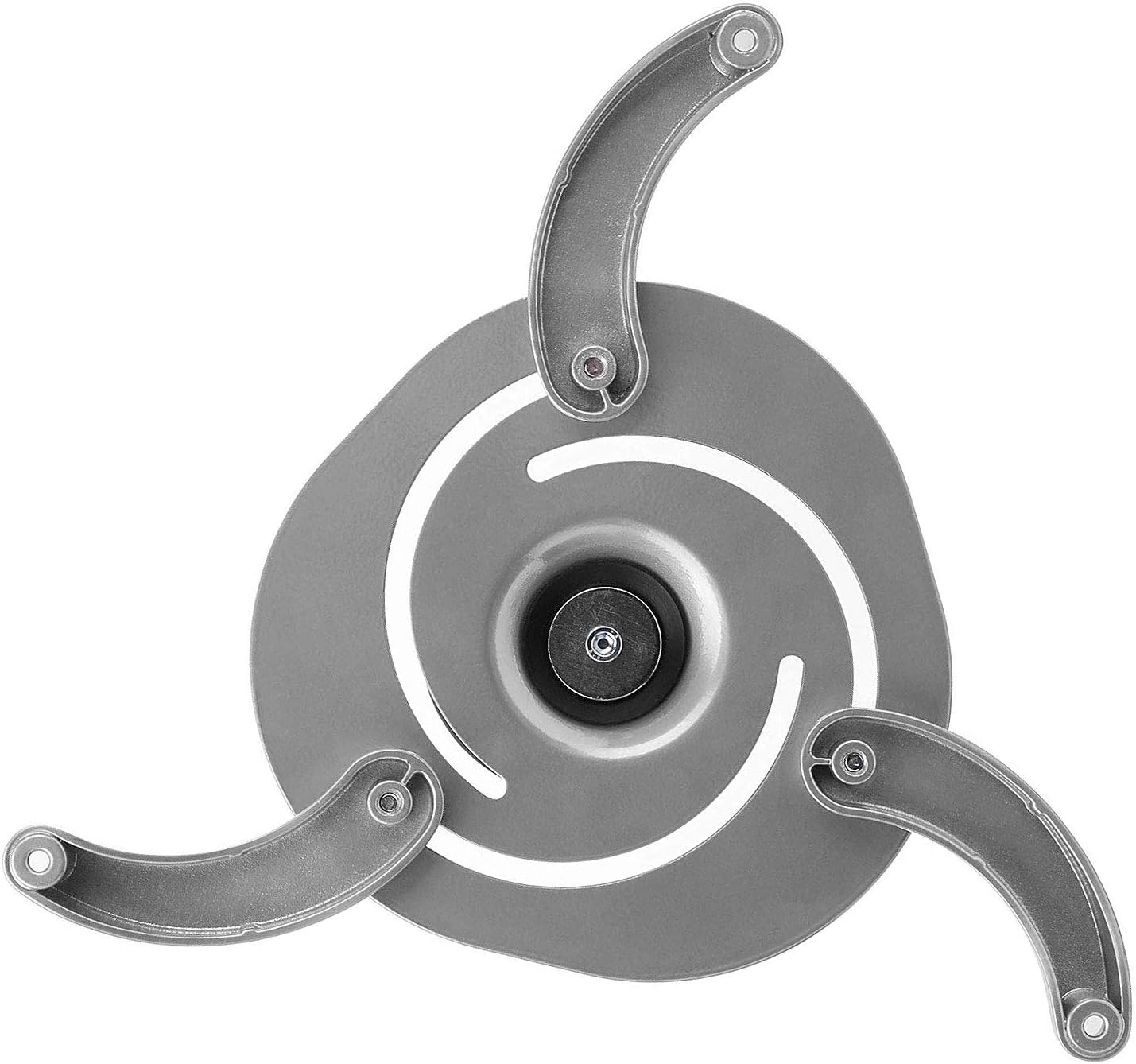 Cmple - Universal Adjustable Ceiling Projector Mount, 360 Degree Swivel Rotatable Projector Bracket - Max 22lbs (Silver)