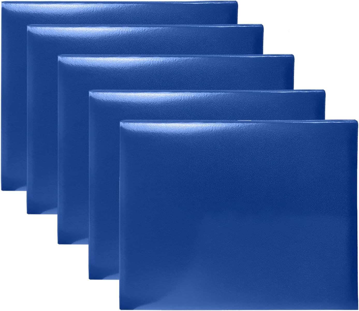 Certificate Holders 8.5"x11" Graduation Diploma Cover Document Leather Folders,Royal Blue-5 Pack