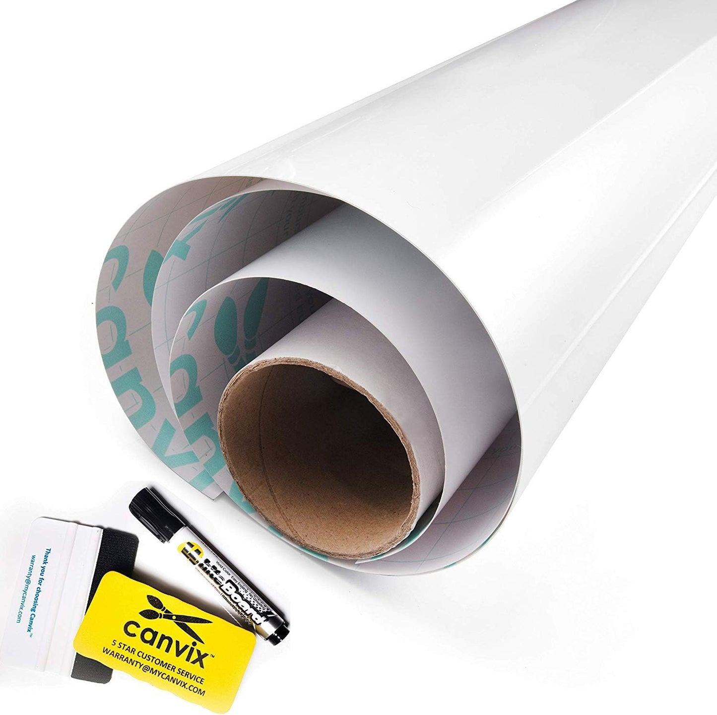 Dry Erase Whiteboard Wall Decal Sticker – 48 x 36 Inch Large Self-Adhesive, Removable, Residue Free Contact Paper for Kids, Home, and Office – Marker & Eraser Included