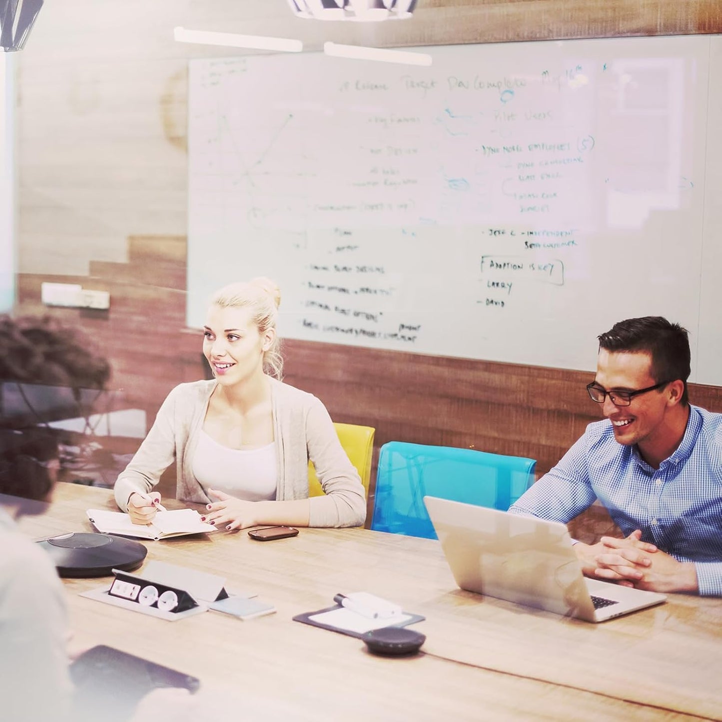 White Board Adhesive Contact Paper, 17.8" x 24" Stick on Magnetic Whiteboard Roll, Dry Erase Board for Wall, Easy to Write and Clean Magnetic Board for Kids, Office, Home, with Marker, Eraser