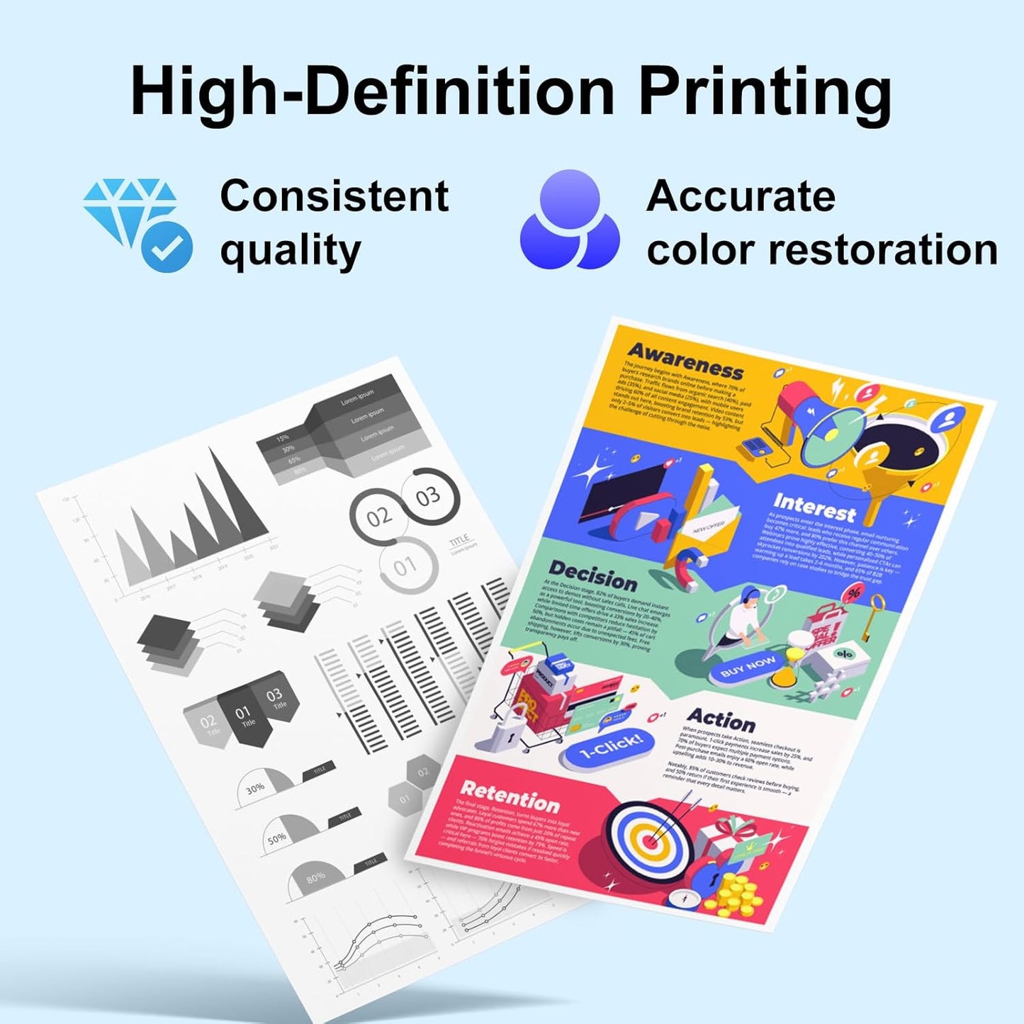TEINO 245XL Ink Cartridge Replacement for Canon Ink 245 and 246 245XL 246XL Combo Pack for PIXMA MX490 MX492 MG2522 TR4520 MG2520 MG2922 TS3322 TS3122 Printer PG 245 and CL 246 (Black Tri-Color)