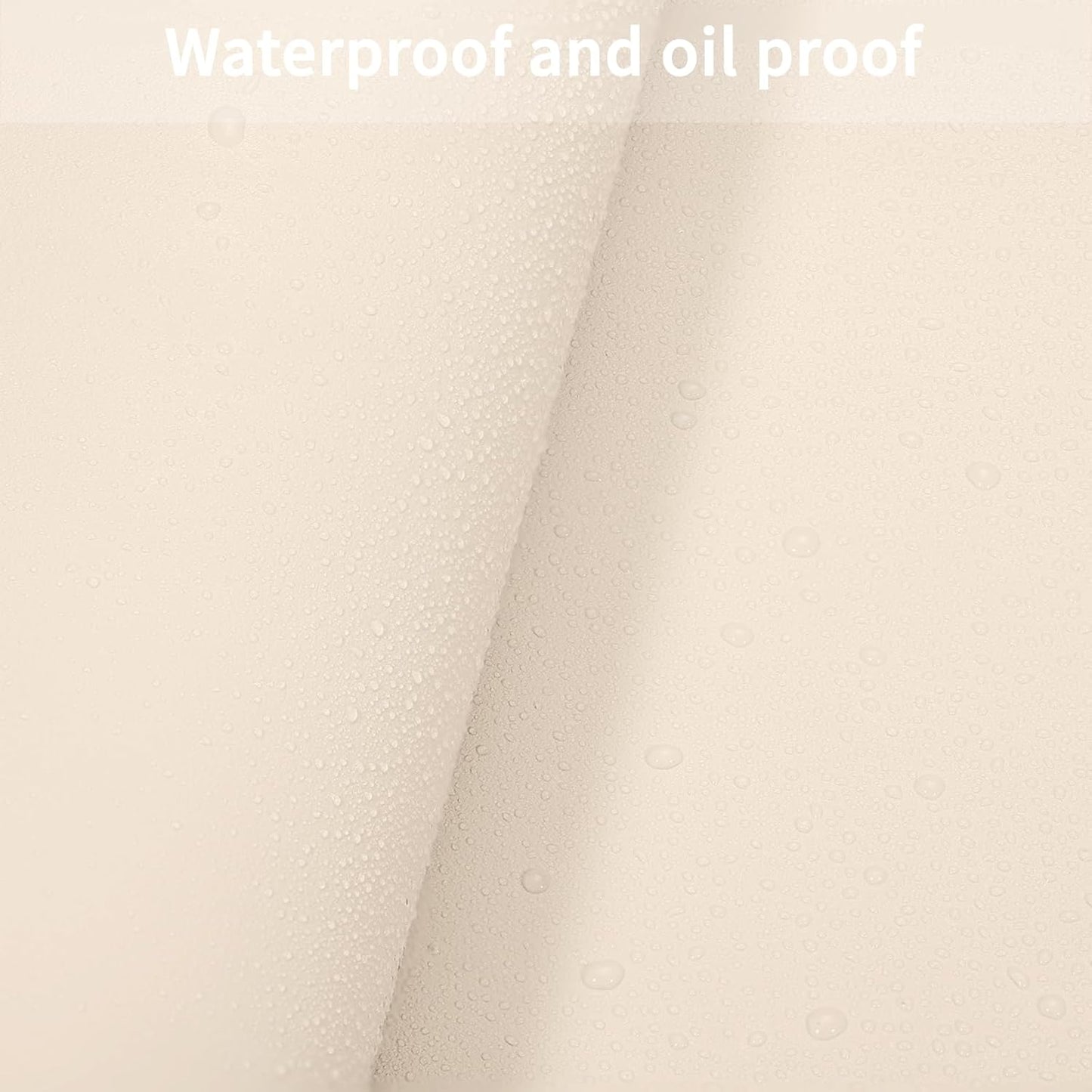 Leather Table Cover,1.8mm Thick,42x78 Inch Table Protector,Table Protector For Dining Room Table,Dining Table Cover,Table Cover Protector,Hule Para Mesa De Comedor(Off White+Light Gray,42x78)