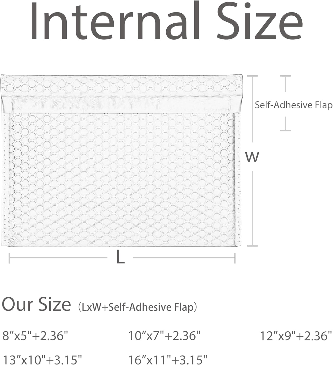 Purple Side-Loading Bubble Mailers 13 x 10 Inches,Self-Seal Padded Mailing Envelopes, Pack of 27