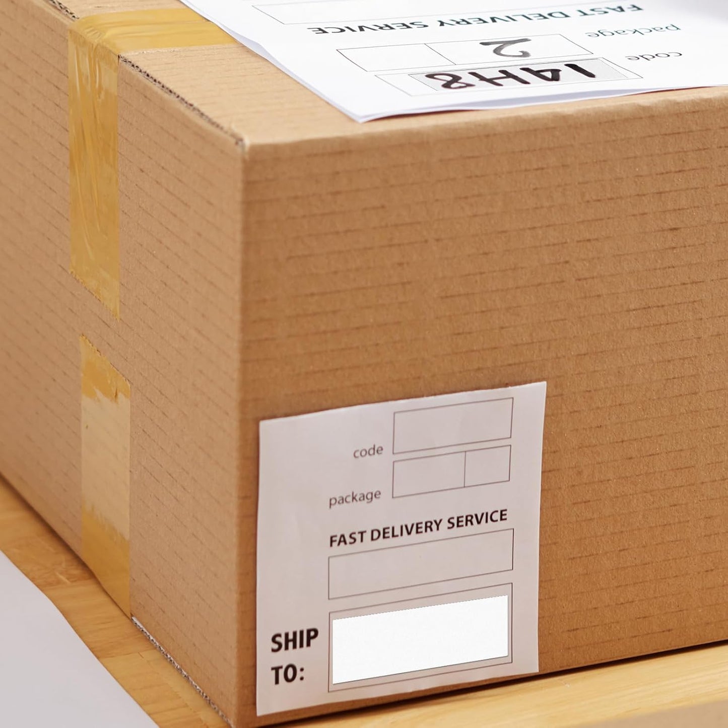 White Rectangle Stickers 3 x 1 Inch Color Coding Labels Vinyl Roll Self-Adhesive Waterproof Removable 500 PCS