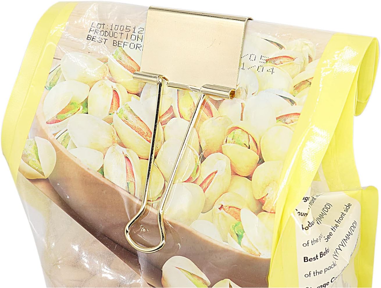 YCVIORING Extra Large Binder Clips 2 Inch (6 Pack), Big Paper Clamps for Office and School, Gold