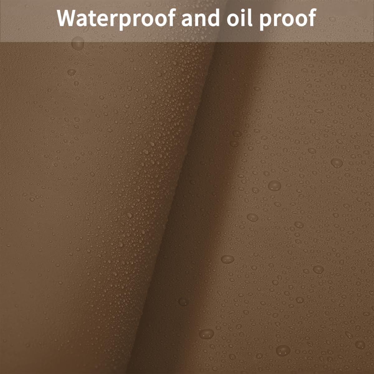 Table Top Protector for Dining Room Table - Can Be Used On Both Sides Waterproof and Easy to Clean Good Flatness Used for Dining Table(Mud Color+Champagne Gold 44x84)