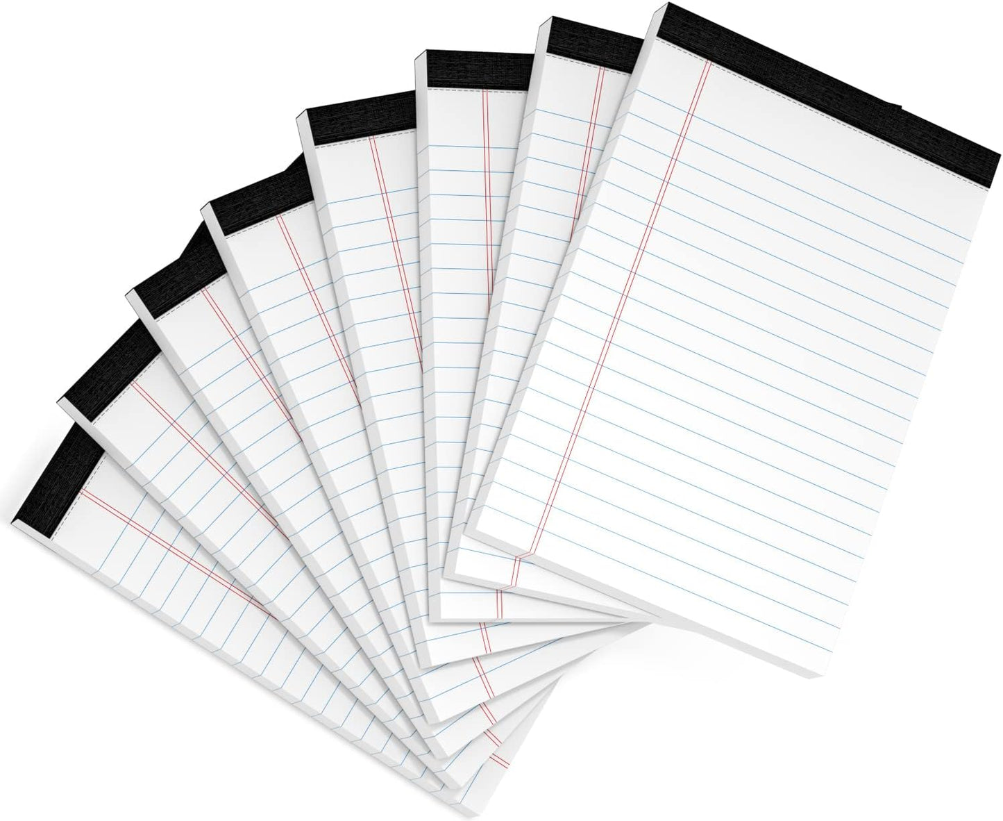 Legal Pads 4x6 Inch College Ruled Small Notepads Writing Note Pads for Work Study Taking Notes To do List, 30 Sheet/Pad Tear-Off Lined Paper Pads Memo & Scratch Pads for Office Home Car School, 8 Pack